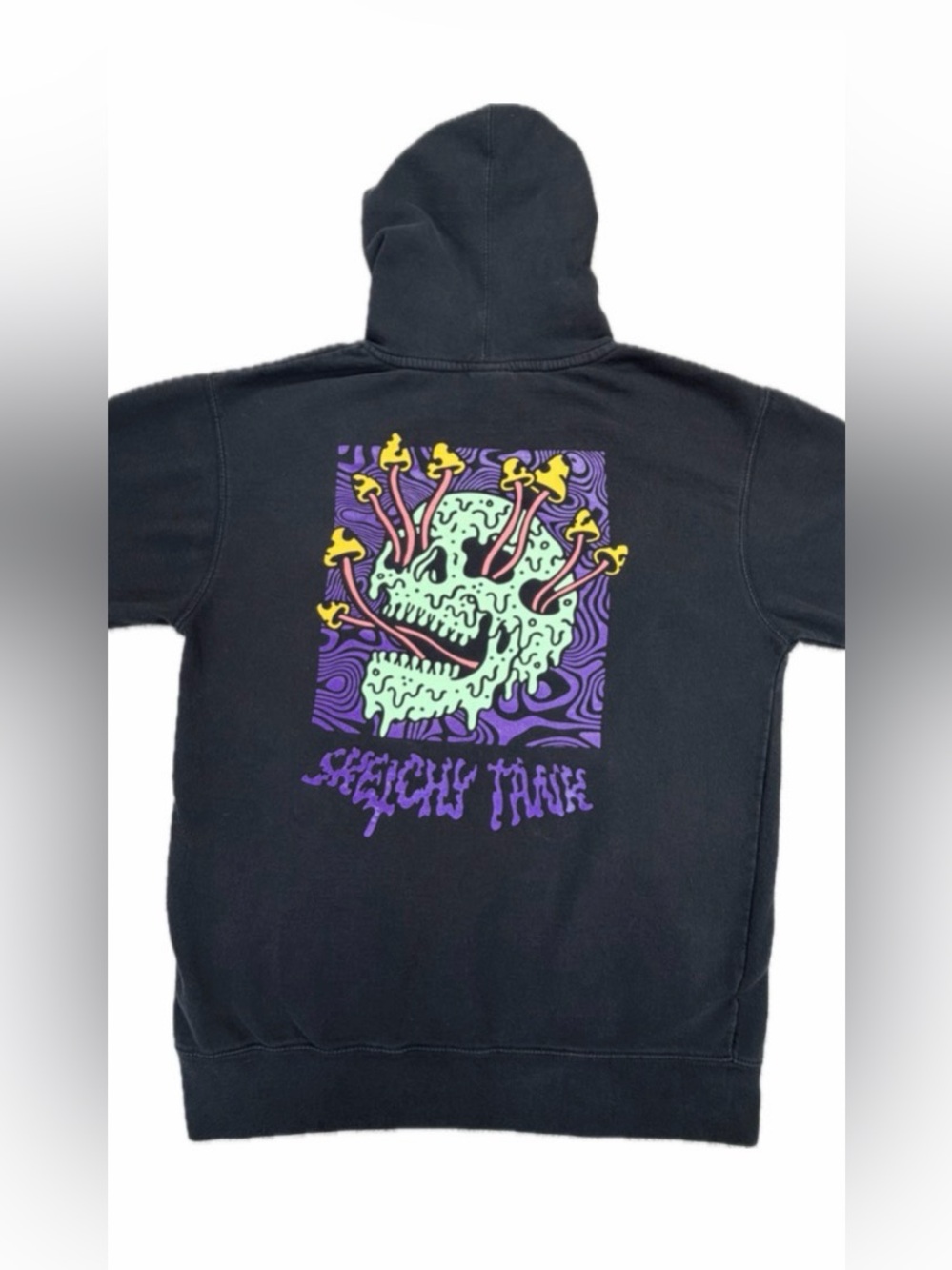 Sketchy Tank Lurking Class Sweatshirt Hoodie Black Hoodie Large Streetwear Punk